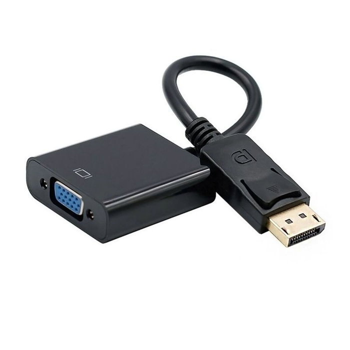 AISENS Conversor DisplayPort Macho a SVGA Hembra Negro 15cm AISENS Conversor DisplayPort Macho a SVGA Hembra Negro 15cm