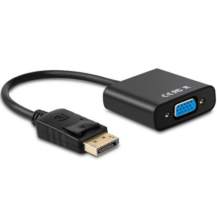AISENS Conversor DisplayPort Macho a SVGA Hembra Negro 15cm AISENS Conversor DisplayPort Macho a SVGA Hembra Negro 15cm