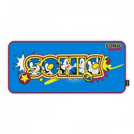 Energy Sistem Gaming Mouse Pad ESG Sonic Classic - Alfombrilla de Ratón Gaming XXL (90x40 cm) con Licencia Oficial, Superficie Spandex y Base Antideslizante
