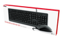 Trust 23972 Teclado y Ratón USB QWERTY Español Negro Resistente a Derrames