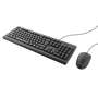 Trust 23972 Teclado y Ratón USB QWERTY Español Negro Resistente a Derrames