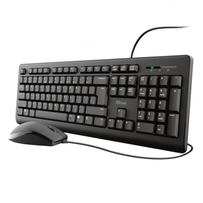 Trust Primo Kit de teclado y ratón USB QWERTY Español Negro