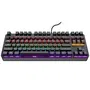 Trust Gaming Teclado Gaming Mecánico GXT 834 Callaz TKL con Iluminación Arcoíris y Teclas Mecánicas