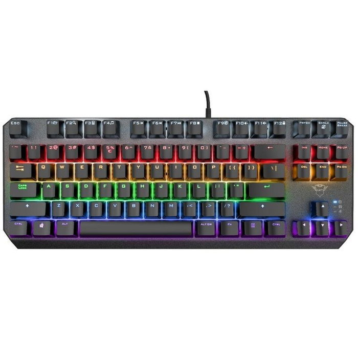 Trust GXT 834 Callaz Teclado Mecánico TKL RGB Negro Trust GXT 834 Callaz Teclado Mecánico TKL RGB Negro