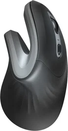 Trust Ratón Vertical Inalámbrico Verro Negro 6 Botones 1600 DPI USB