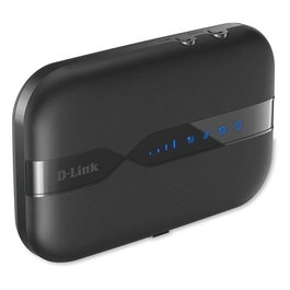 D-Link DWR-932 Router WiFi Portátil 4G LTE con Batería de 2000 mAh, Mobile Hotspot, Wi-Fi 4 (802.11n) 150 Mbps, Negro