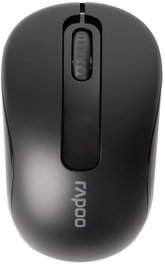 Rapoo M10 Plus Ratón Inalámbrico Negro, 2.4GHz, Sensor Óptico 1000 DPI, Ergonómico USB Nano