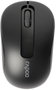 Rapoo M10 Plus Ratón Inalámbrico Negro, 2.4GHz, Sensor Óptico 1000 DPI, Ergonómico USB Nano