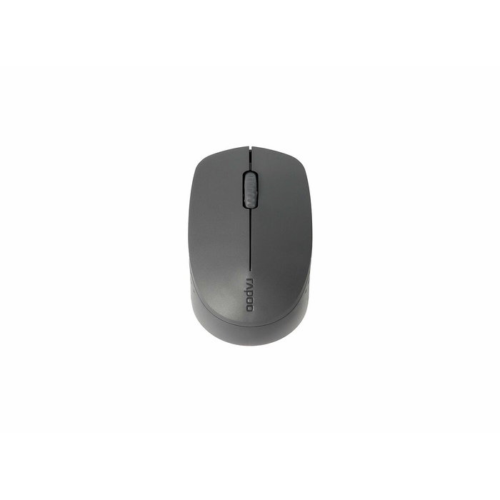 Rapoo M100 Silent Ratón Inalámbrico Multimodo Silencioso, Gris Oscuro