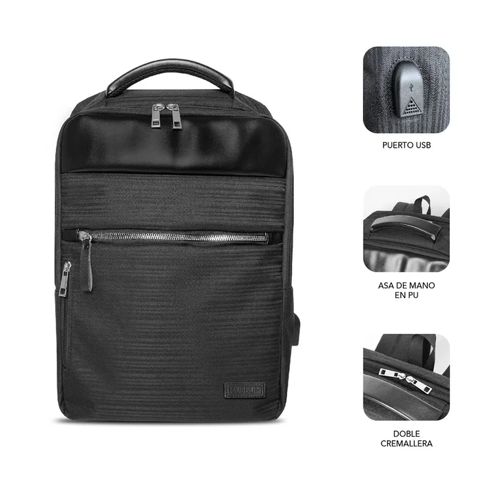 Subblim Business V2 AP Backpack 16 el Negro