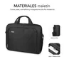 Subblim Maletín Oxford SUB-LB-1OLB030 para Portátil 13.3-14", Poliéster Resistente, Interior Acolchado, Bolsillos