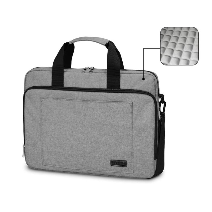 Subblim Maletín Air Padding Laptop Bag 15,6 Pulgadas Gris