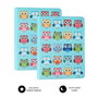 Subblim Trendy Case Owls Funda Universal para Tablet de hasta 10.1 pulgadas