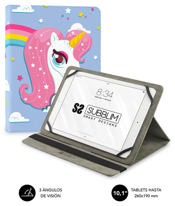 Subblim Trendy Case Unicorn Funda para Tablet de hasta 10.1 pulgadas Subblim Trendy Case Unicorn Funda para Tablet de hasta 10.1 pulgadas
