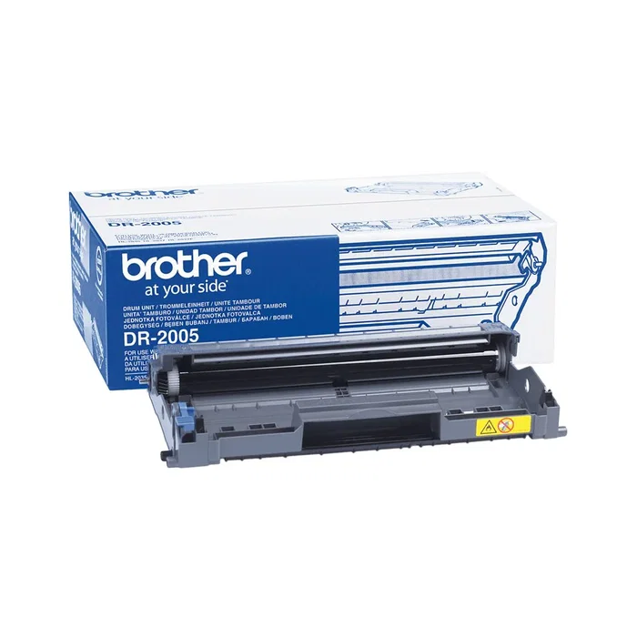 Brother DR-2005 Tambor Original para impresoras láser HL-2035, 12.000 páginas, sistema tambor y tóner independiente, 1 unidad
