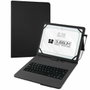 Subblim Keytab Pro USB Funda con Teclado para Tablet Android hasta 10.1 pulg, Negro