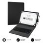Subblim Keytab Pro USB Funda con Teclado para Tablet Android hasta 10.1 pulg, Negro