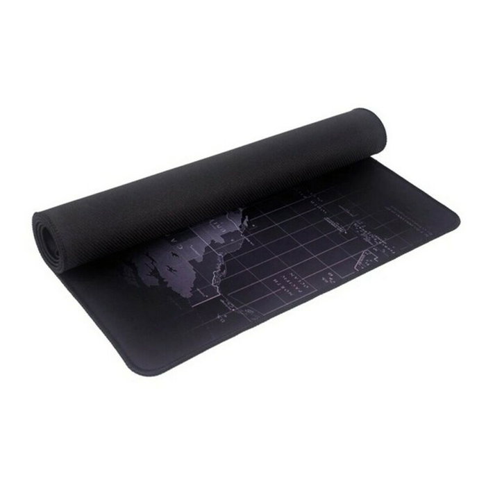 Subblim World XL Alfombrilla Gaming Mapa del Mundo Negro