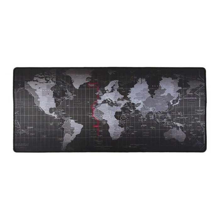 Subblim World XL Alfombrilla Gaming Mapa del Mundo Negro
