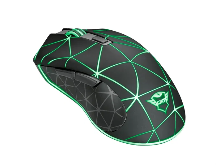 Trust GXT 133 Locx Ratón Gaming Negro