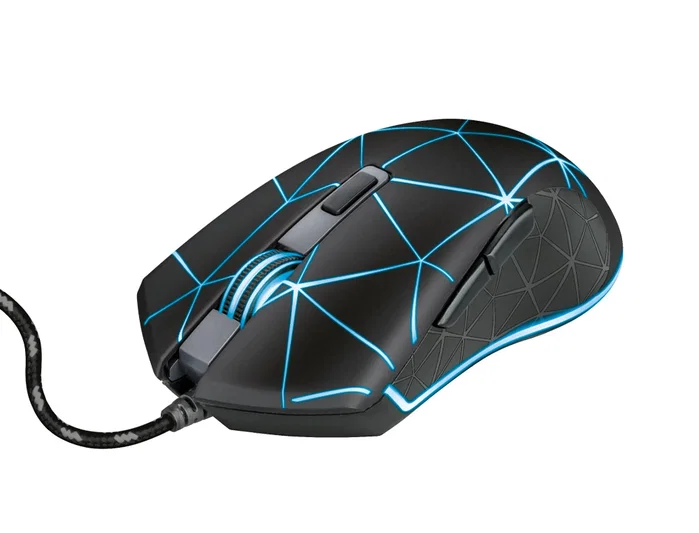 Trust GXT 133 Locx Ratón Gaming Negro