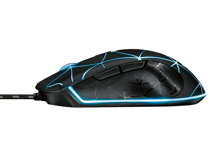 Trust GXT 133 Locx Ratón Gaming Negro