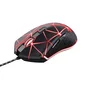 Trust GXT 133 Locx Ratón Gaming Óptico 4000 DPI USB, Diseño Ambidiestro, 6 Botones, Iluminación LED RGB de 4 Colores, Cable Trenzado 1.8m, Para PC Windows 10/8/7 - Negro