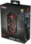Trust GXT133 Lock Ratón Gaming Láser Cable USB Negro 4000 DPI Retroiluminación RGB