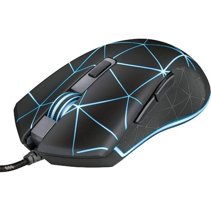 Trust GXT 133 Locx Ratón Gaming Negro