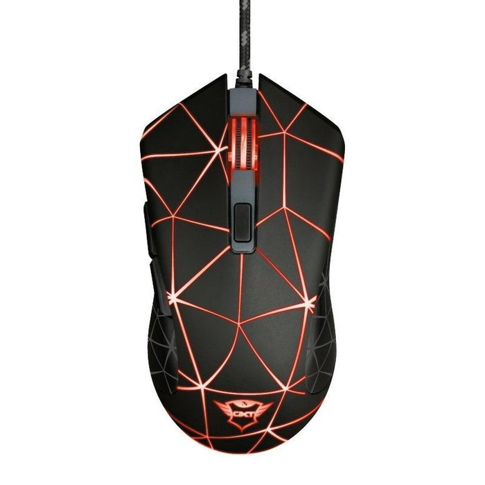Trust GXT 133 Locx Ratón Gaming Negro