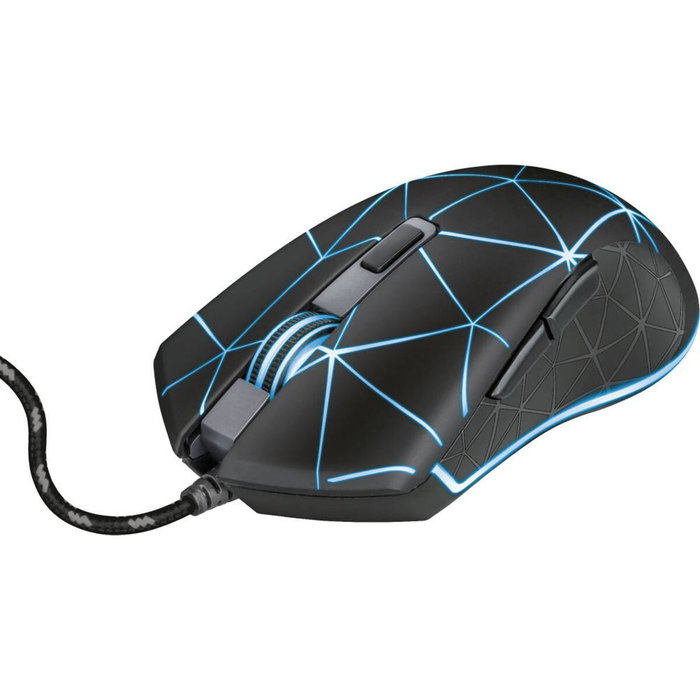 Trust GXT 133 Locx Ratón Gaming Negro