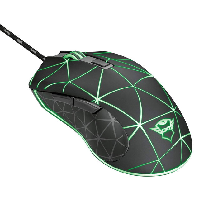 Trust GXT 133 Locx Ratón Gaming Negro
