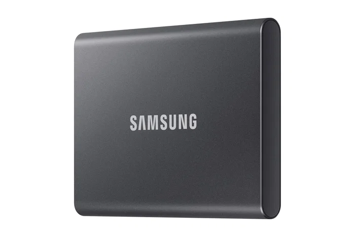 Samsung Portable SSD T7 2 TB USB 3.2 Gen 2 Gris Titanio - Hasta 1050 MB/s, USB-C, Resistente a Caídas, Encriptación AES 256-bit