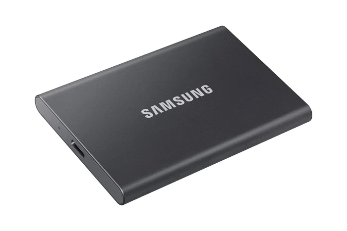 Samsung Portable SSD T7 2 TB USB 3.2 Gen 2 Gris Titanio - Hasta 1050 MB/s, USB-C, Resistente a Caídas, Encriptación AES 256-bit