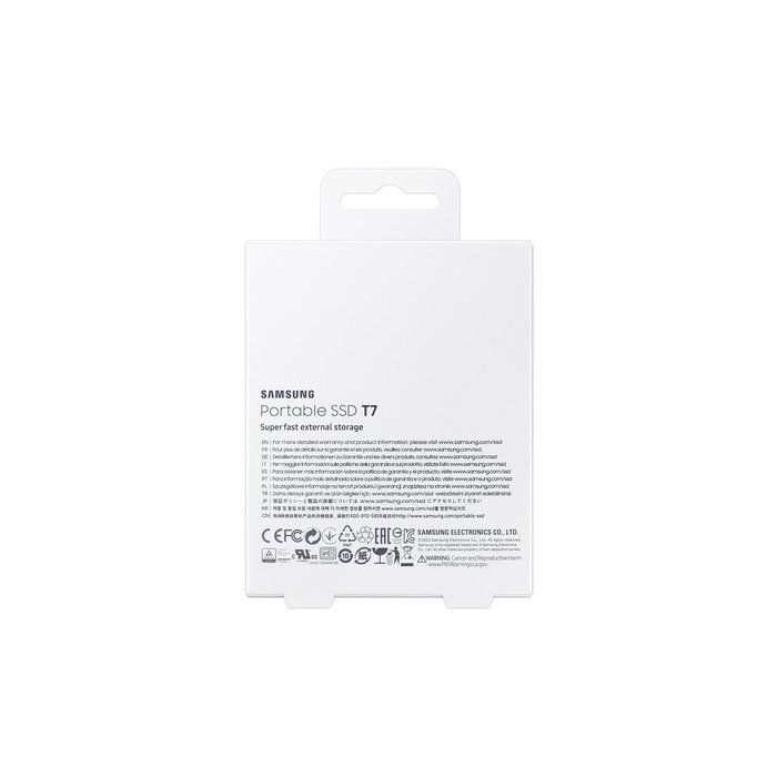 Samsung Portable SSD T7 2 TB Gris