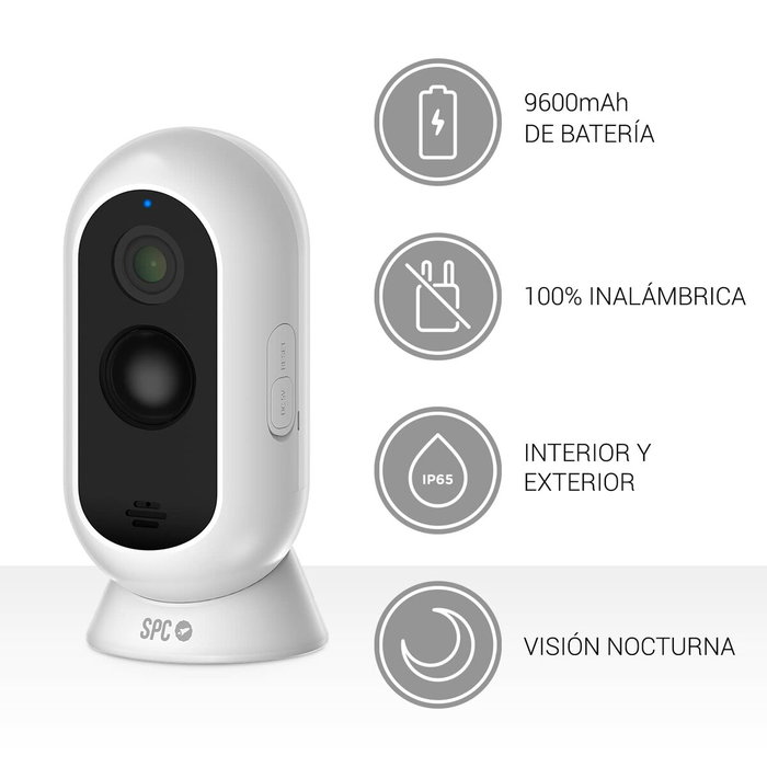 SPC Magnes 3 Cámara de seguridad inteligente Full HD 1080p IP65 SPC Magnes 3 Cámara de seguridad inteligente Full HD 1080p IP65