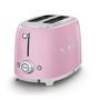 Smeg Tostadora TSF01PKEU 2 Rebanadas Cadillac Rosa