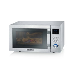 SEVERIN Microondas combinado MW 7774 - Acero inoxidable, 25 L, 48,3 x 43,5 x 28,1 cm