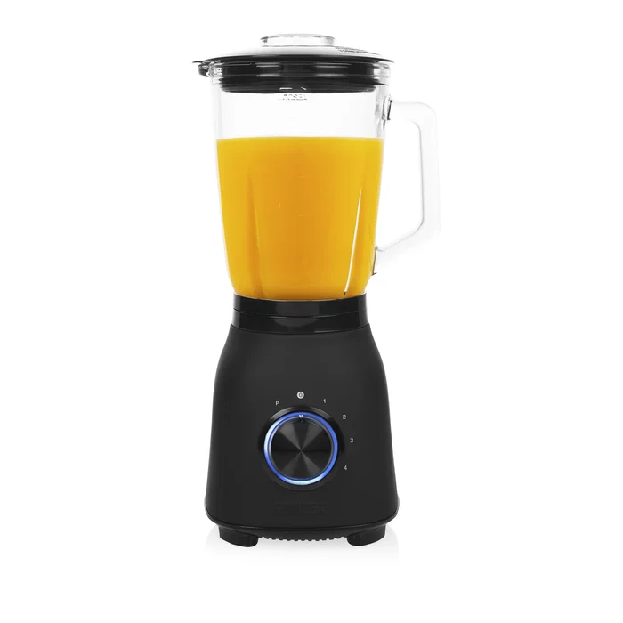 Princess Batidora de vaso Black Steel 212092, 1,5 L, 1000 W, Negro