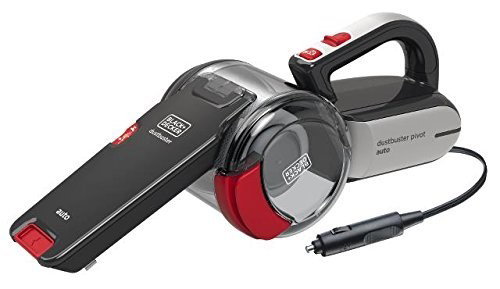 Black+Decker PV-1200-AV Aspirador de Mano Ciclónico 12V Gris/Rojo