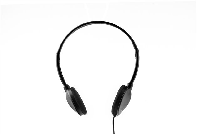 Elbe Auriculares Diadema AU-889-TV Especiales TV Cable 5 Metros con Regulador de Volumen