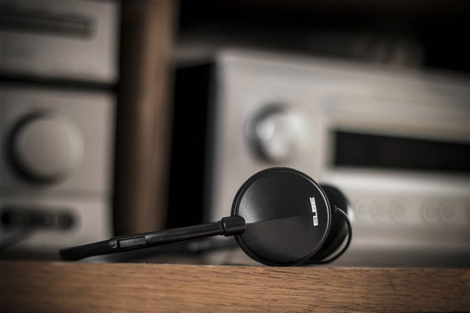 Elbe Auriculares Diadema AU-889-TV Especiales TV Cable 5 Metros con Regulador de Volumen