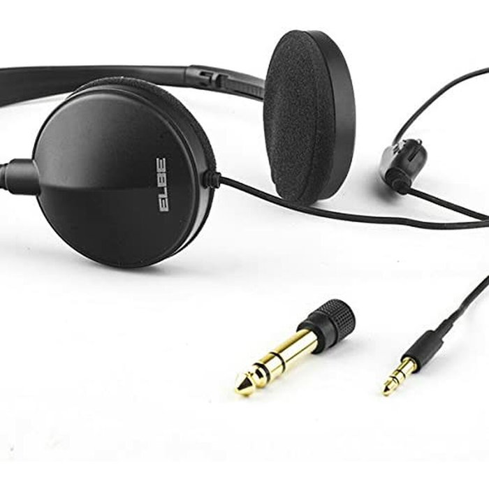 Elbe AU-889-TV Auriculares de Diadema con Control de Volumen y Cable de 5 Metros