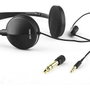 Elbe AU-889-TV Auriculares de Diadema con Control de Volumen y Cable de 5 Metros
