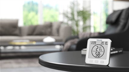 Beurer HM-22 Termohigrómetro Digital para Medir Temperatura y Humedad Ambiental