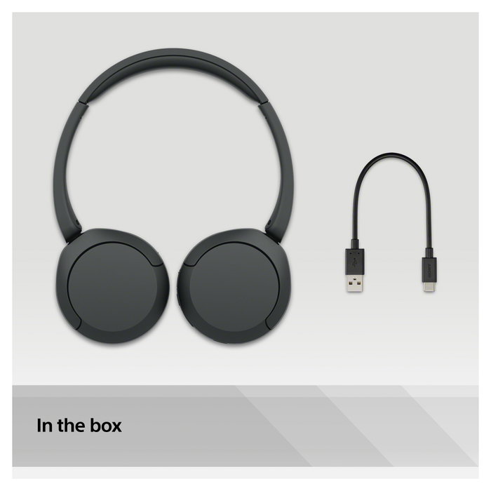 Sony WH-CH520 Auriculares Inalámbricos On-Ear Negro