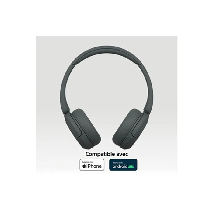 Sony WH-CH520 Auriculares Inalámbricos On-Ear Negro