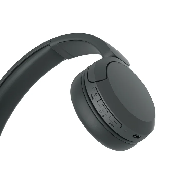 Sony WH-CH520 Auriculares Inalámbricos Bluetooth 5.2 Diadema Supraaural con Micrófono, 50h Batería, Voz HD, USB-C, Negro