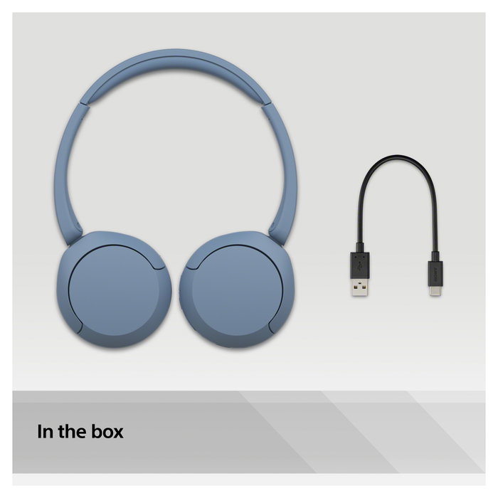 Sony WH-CH520 Auriculares Inalámbricos Bluetooth Azul