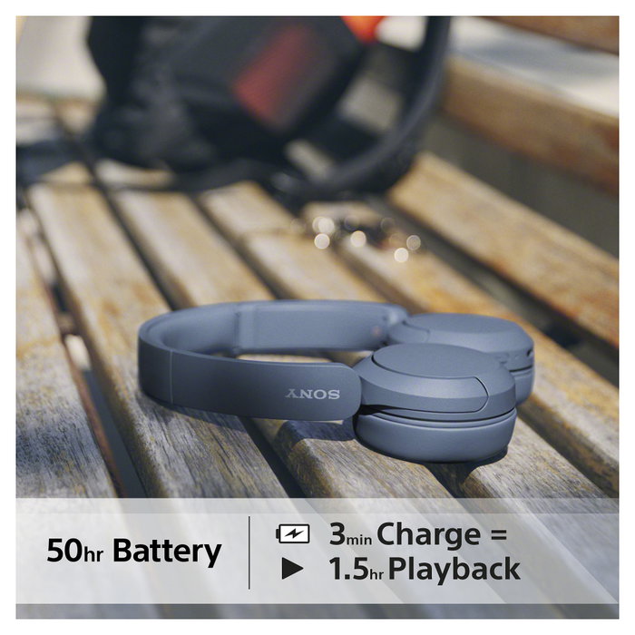 Sony WH-CH520 Auriculares Inalámbricos Bluetooth Azul